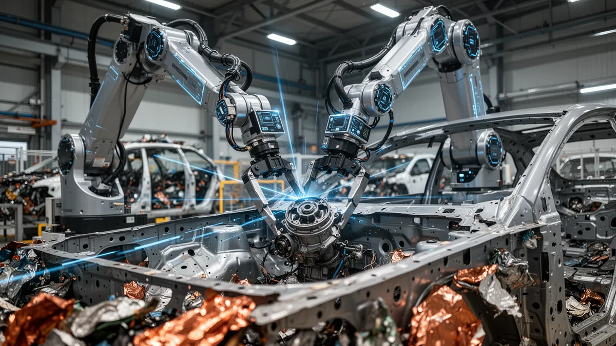 Roboter revolutionieren das Autorecycling - Foto: über boerse-global.de