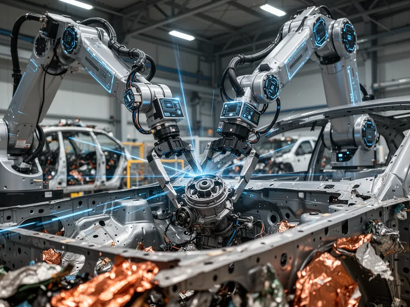 Roboter revolutionieren das Autorecycling - Foto: über boerse-global.de