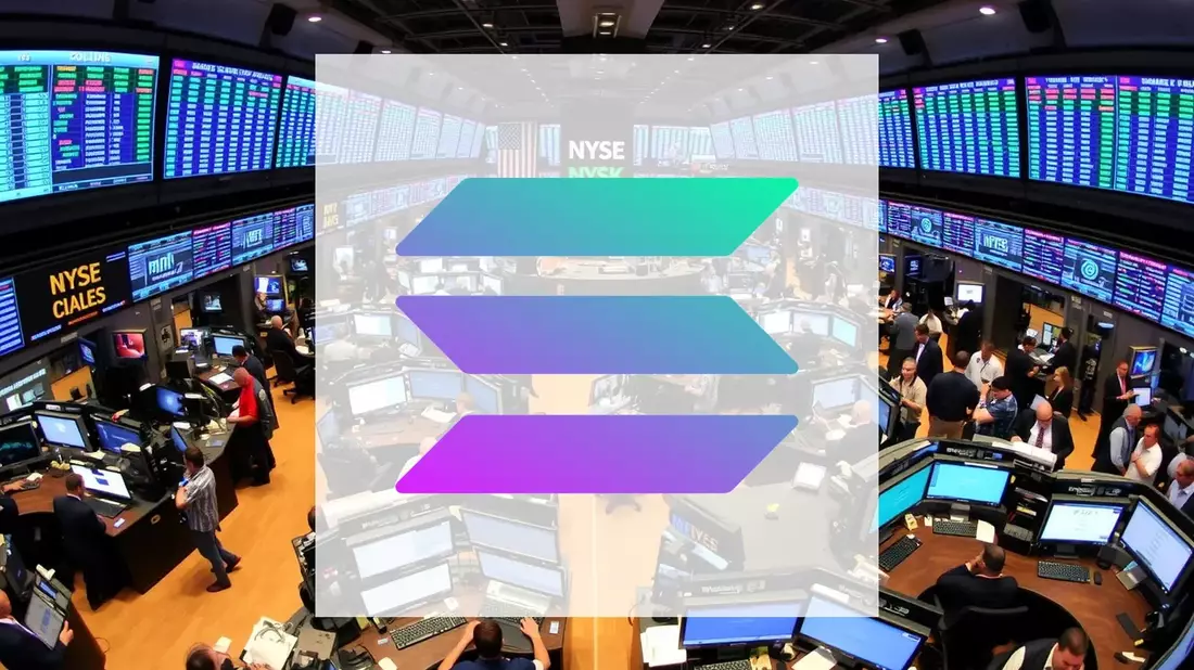 Solana's Network Milestones: Record Stablecoin Growth and a Major Efficiency Leap Illustration mit AI erstellt übermittelt durch boerse-global.de