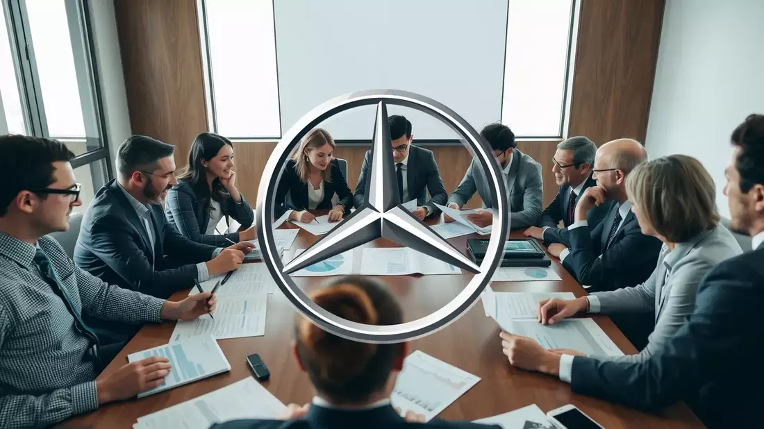 Mercedes-Benz Charts a Course for Recovery Following Steep Profit Decline Illustration mit AI erstellt übermittelt durch boerse-global.de
