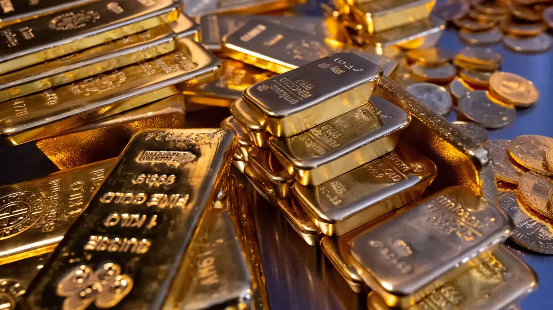 Doch kein sicherer Hafen? Der Goldpreis fällt weiter. - Bild: Sven Hoppe/dpa