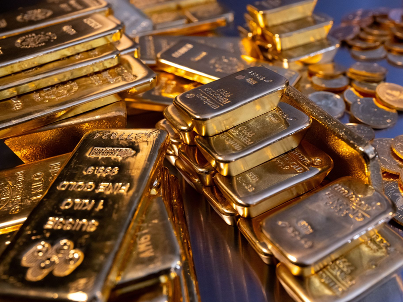 Doch kein sicherer Hafen? Der Goldpreis fällt weiter. - Foto: Sven Hoppe/dpa