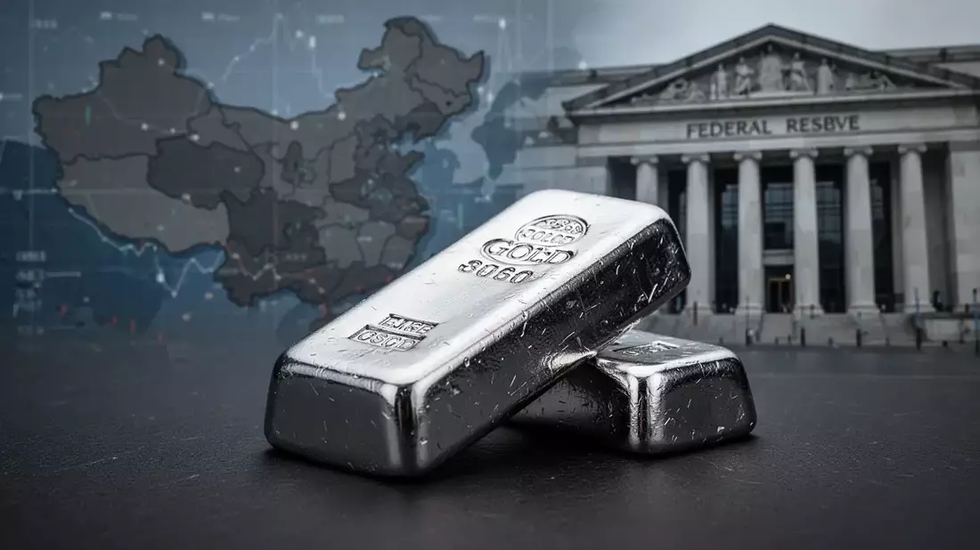 Silber: China gegen Fed - Bild: über boerse-global.de