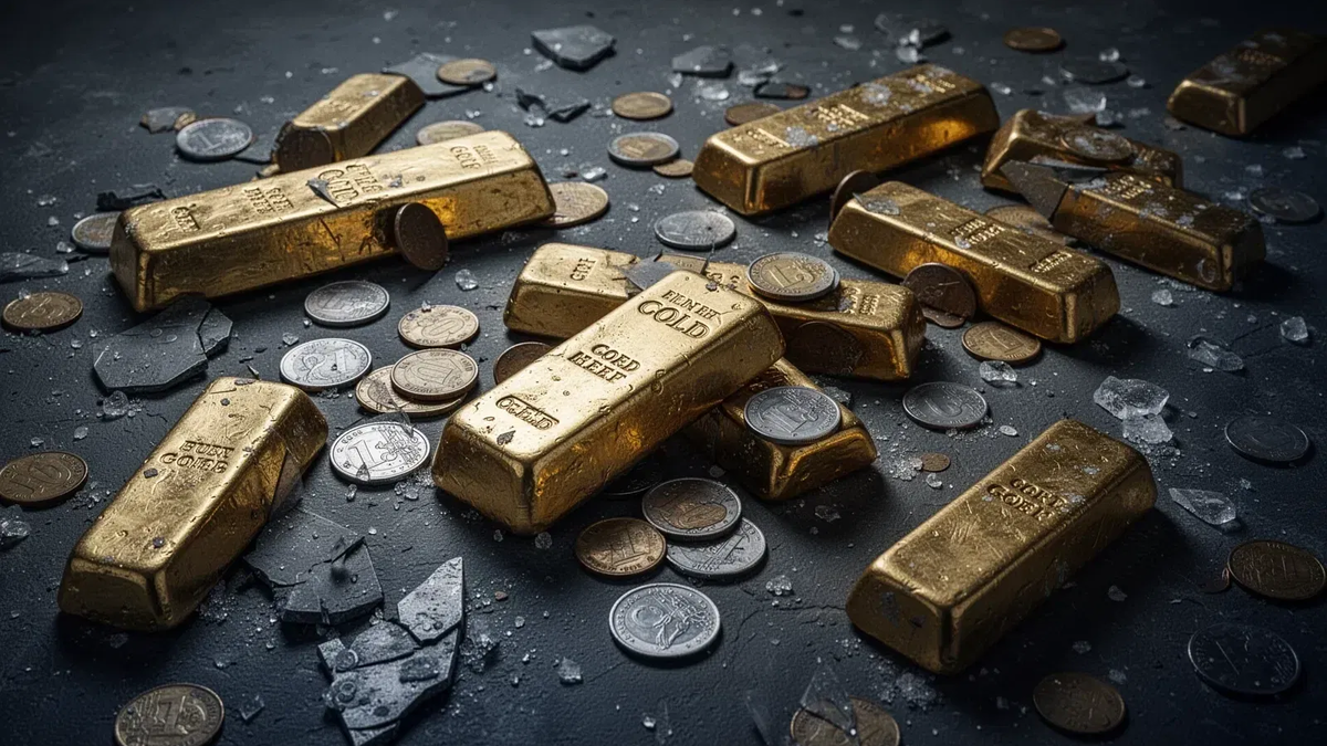 Gold: Historischer Ausverkauf - Foto: über boerse-global.de