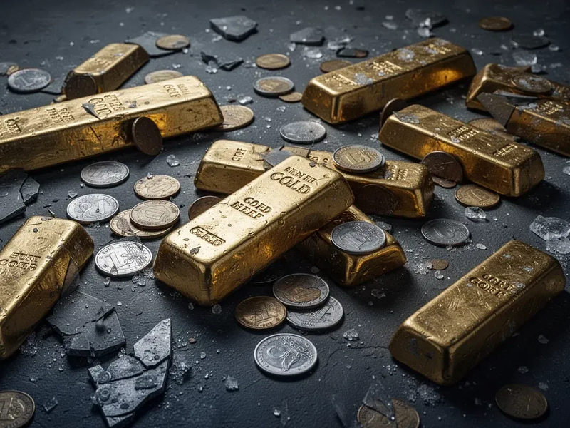 Gold: Historischer Ausverkauf - Foto: über boerse-global.de
