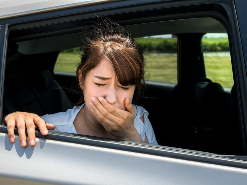 Übelkeit im Auto: Was unterwegs hilft - Foto: presseportal.de