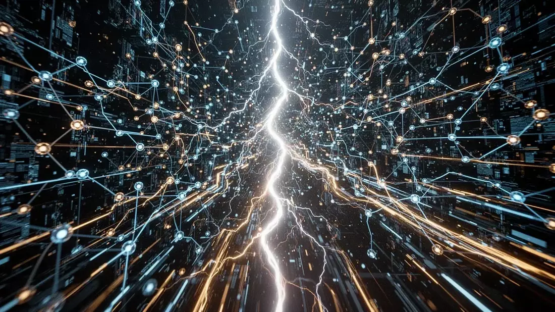 Lightning Bitcoin: Fokus auf Skalierbarkeit Illustration mit AI erstellt übermittelt durch boerse-global.de