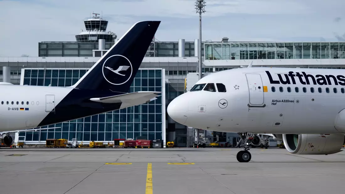 Lufthansa-Maschinen am Münchner Flughafen. (Symbolbild) - Bild: Sven Hoppe/dpa