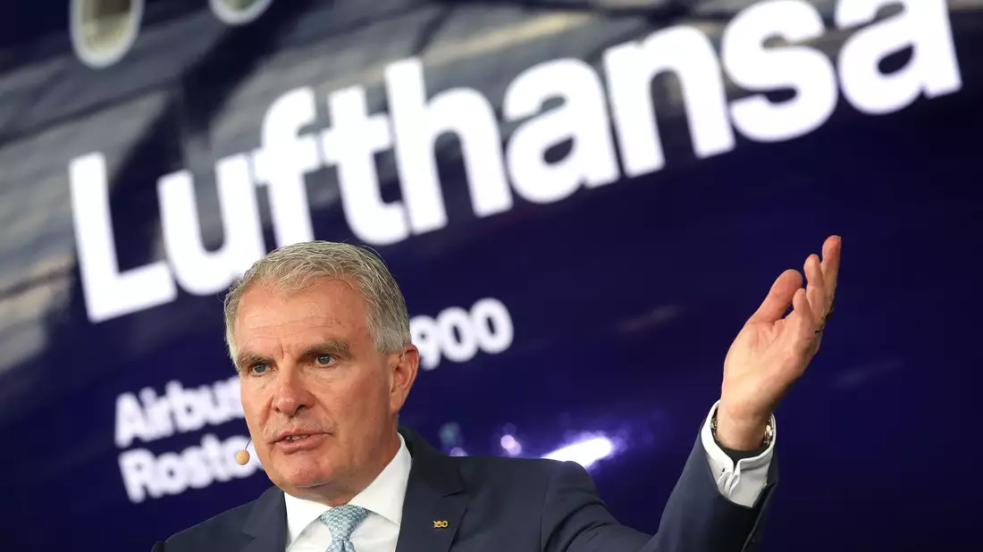 Lufthansa-Vorstandschef Carsten Spohr hat große Pläne am Münchner Flughafen. - Bild: Karl-Josef Hildenbrand/dpa