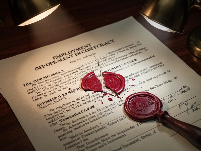 Arbeitsrecht: Gerichte kippen automatische Kündigungsklauseln - Foto: über boerse-global.de