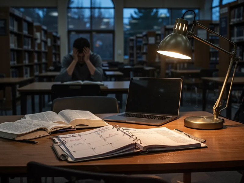 Studierende im Stress: 83 Prozent fühlen sich überfordert - Foto: über boerse-global.de