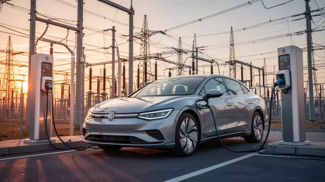 Volkswagen Aktie: Stromnetz als Ertragsquelle - Bild: über boerse-global.de