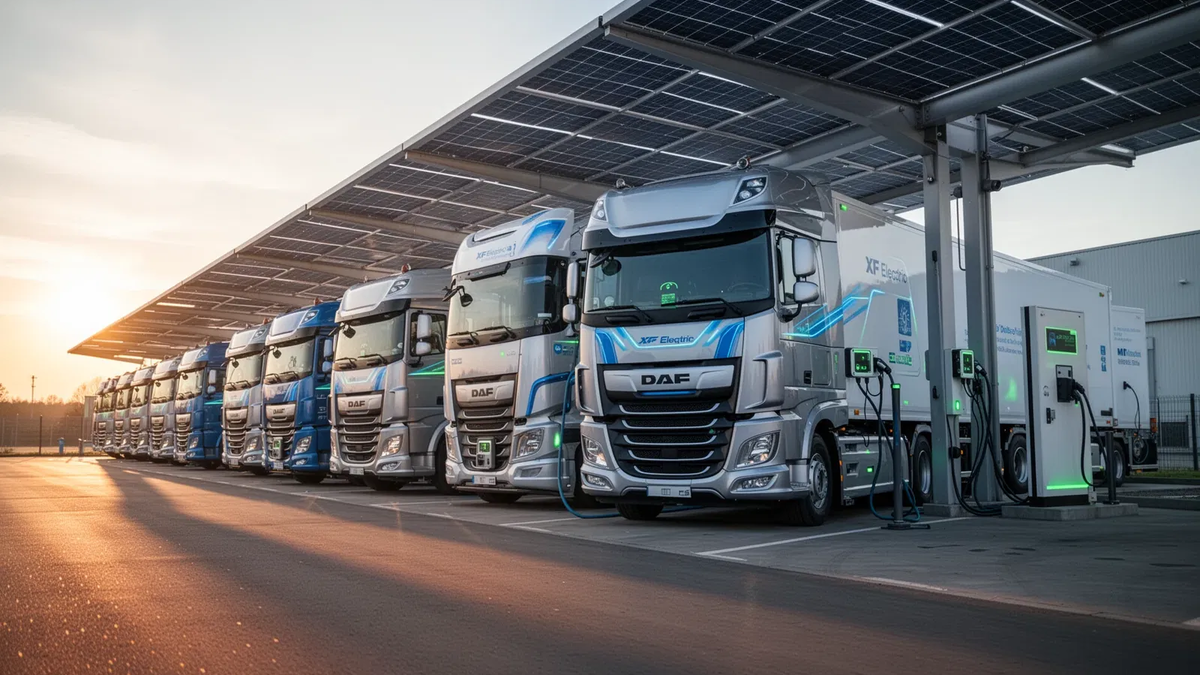 Logistikbranche 2026: Flotten im Spannungsfeld von Ökologie und Digitalisierung - Foto: über boerse-global.de