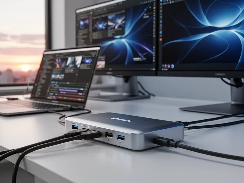 UGREEN Maxidok: Thunderbolt-5-Docks revolutionieren den Schreibtisch - Foto: über boerse-global.de