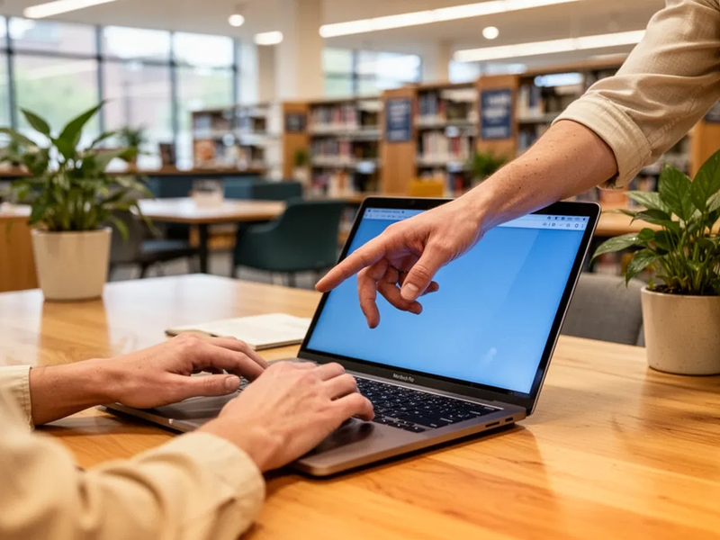 Bibliotheken schließen digitale Kluft mit kostenloser Technik-Hilfe - Foto: über boerse-global.de