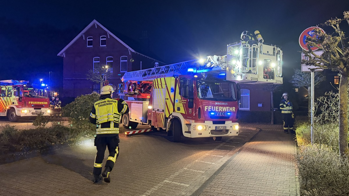 FW-AUR: Ernstfall mit forderndem Übungsszenario trainiert - Foto: presseportal.de