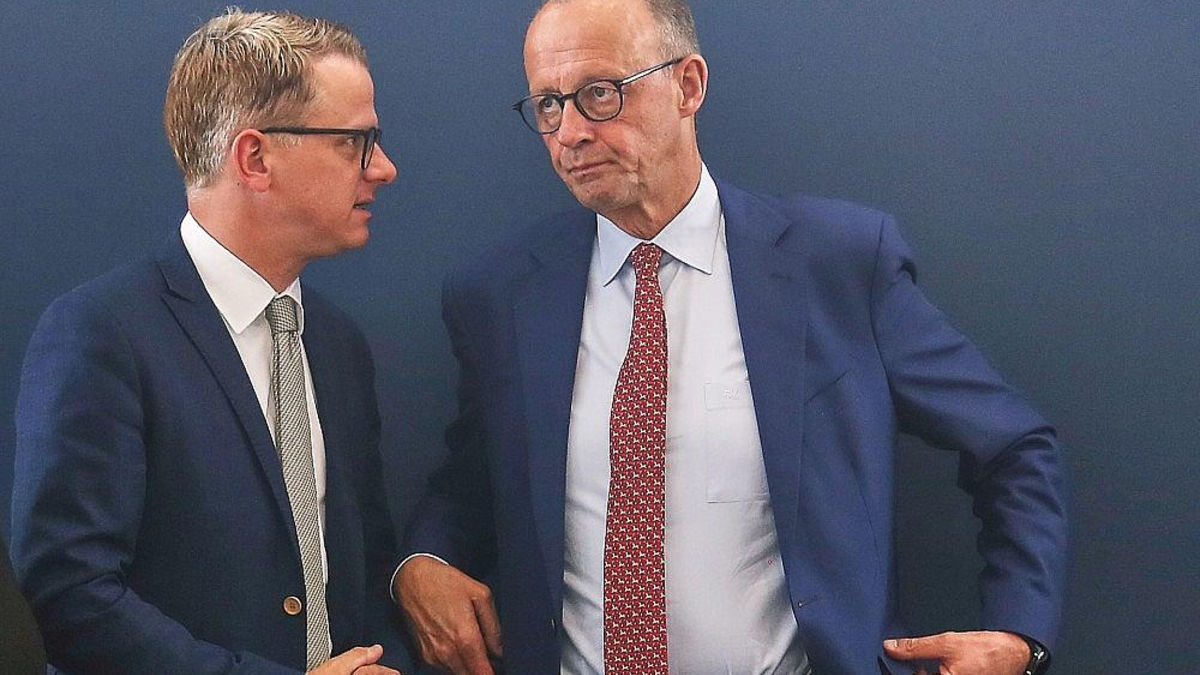 Carsten Linnemann und Friedrich Merz (Archiv) - Foto: via dts Nachrichtenagentur