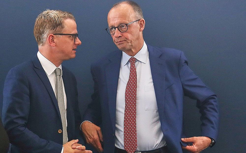 Carsten Linnemann und Friedrich Merz (Archiv) - Foto: via dts Nachrichtenagentur