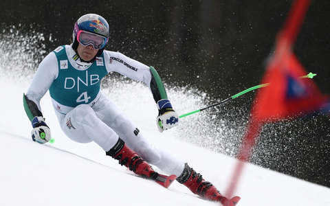 Erst Olympia-Gold, dann Gesamtsieg im Riesenslalom-Weltcup: Lucas Pinheiro Braathen. - Foto: Gabriele Facciotti/AP/dpa