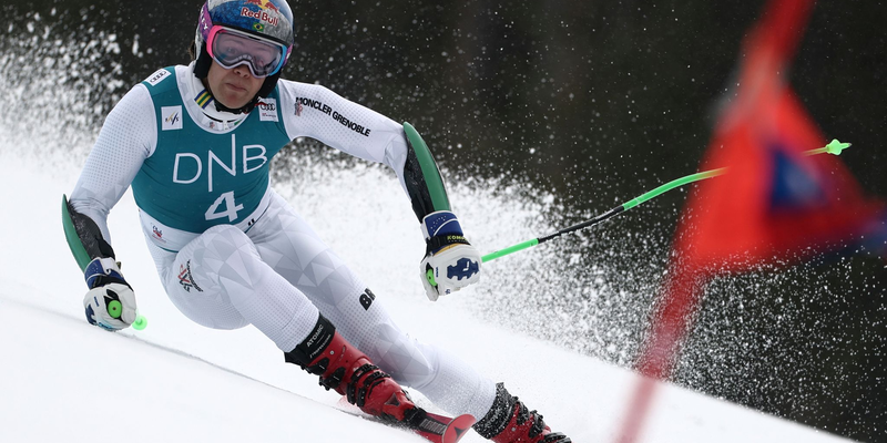Erst Olympia-Gold, dann Gesamtsieg im Riesenslalom-Weltcup: Lucas Pinheiro Braathen. - Foto: Gabriele Facciotti/AP/dpa