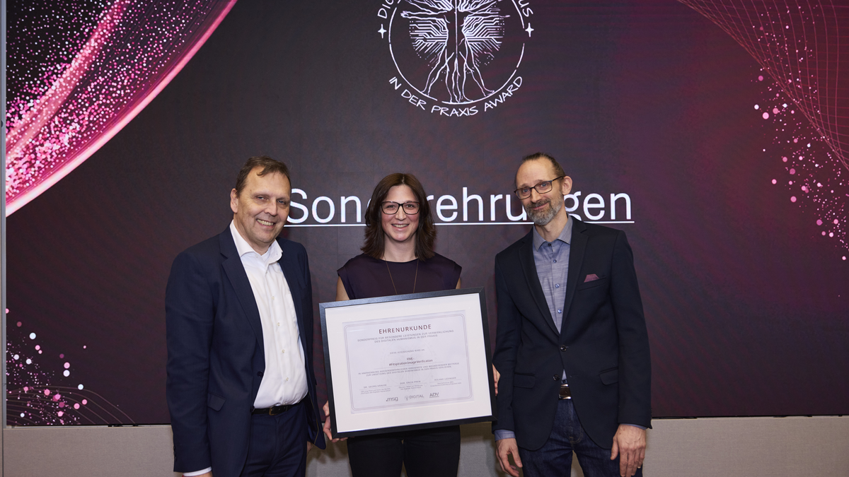 Award Digitaler Humanismus - Foto:  msg Plaut AG/APA-Fotoservice/Ben Leitner über pressetext.de