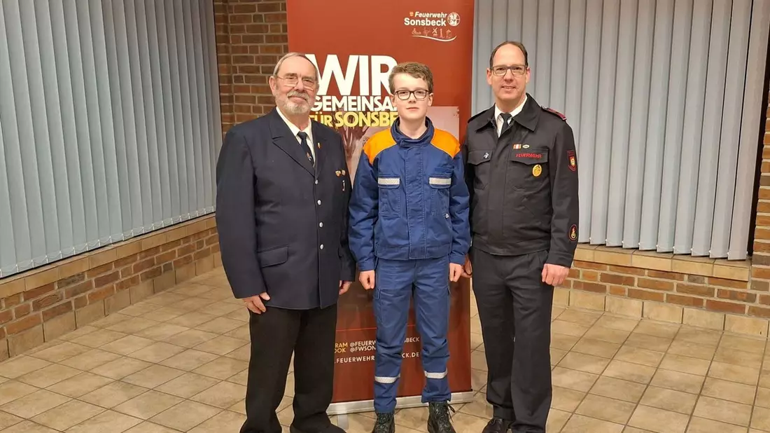 FW Sonsbeck: Jahreshauptversammlung der Feuerwehr Sonsbeck - Bild: presseportal.de