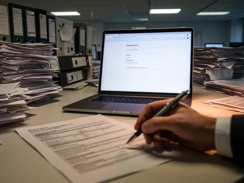 Bürokratieabbau: Regierung kämpft gegen den Papierberg - Foto: über boerse-global.de