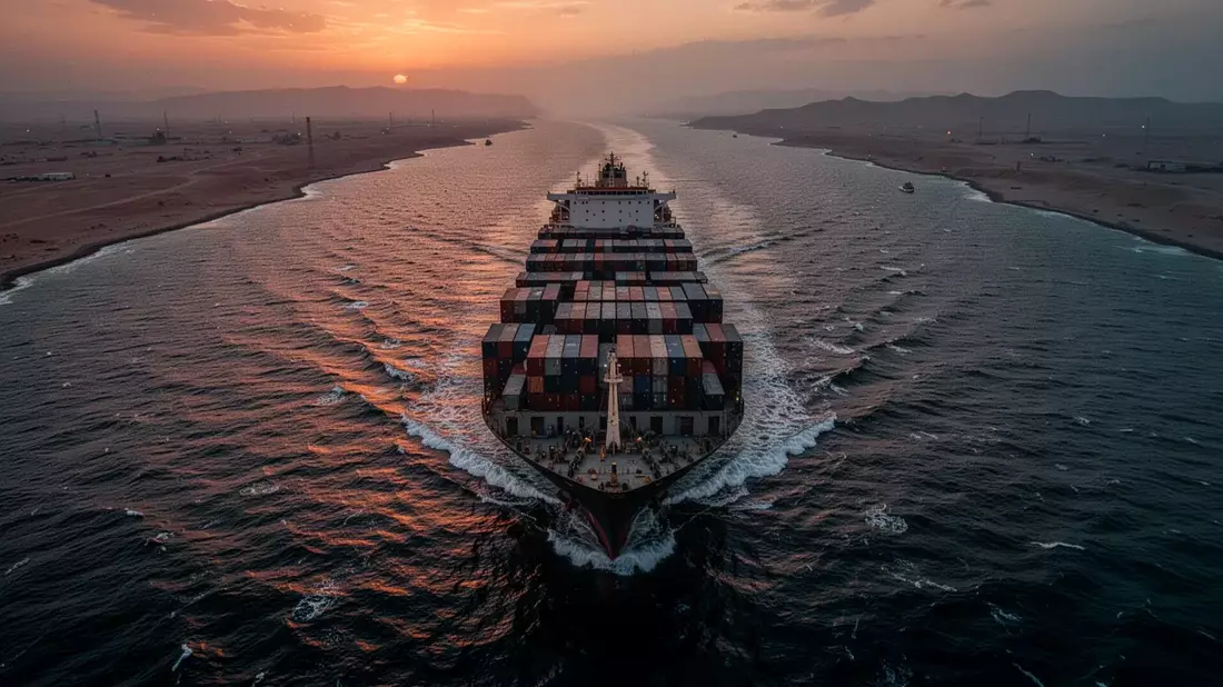 Logistikbranche im Krisenmodus: Geopolitik wird zum größten Risiko Illustration mit AI erstellt übermittelt durch boerse-global.de