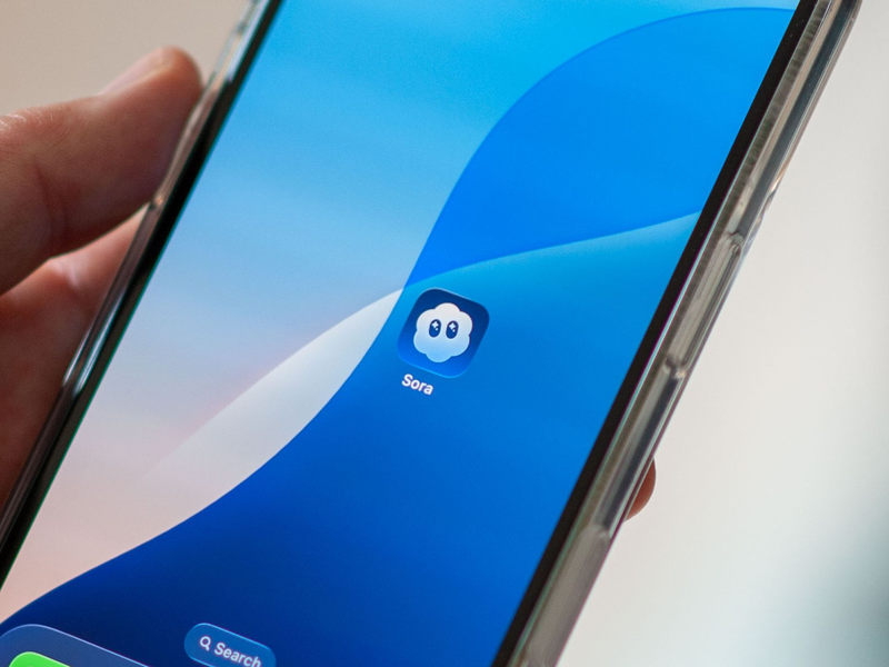 Mit Sora konnten Nutzer auch selbst in den per KI generierten Videos auftauchen. (Archivbild) - Foto: Andrej Sokolow/dpa