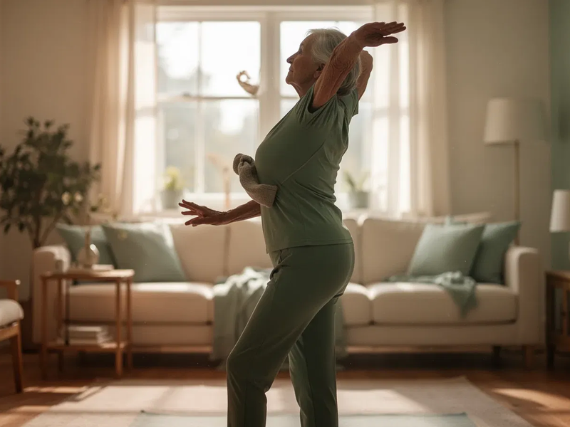 Stehübungen: Neuer Trend gegen Bauchfett im Alter - Foto: über boerse-global.de