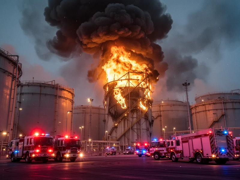 Drohnenangriff auf Flughafen Kuwait: Brennende Treibstofflager schüren Sicherheitsalarm - Foto: über boerse-global.de