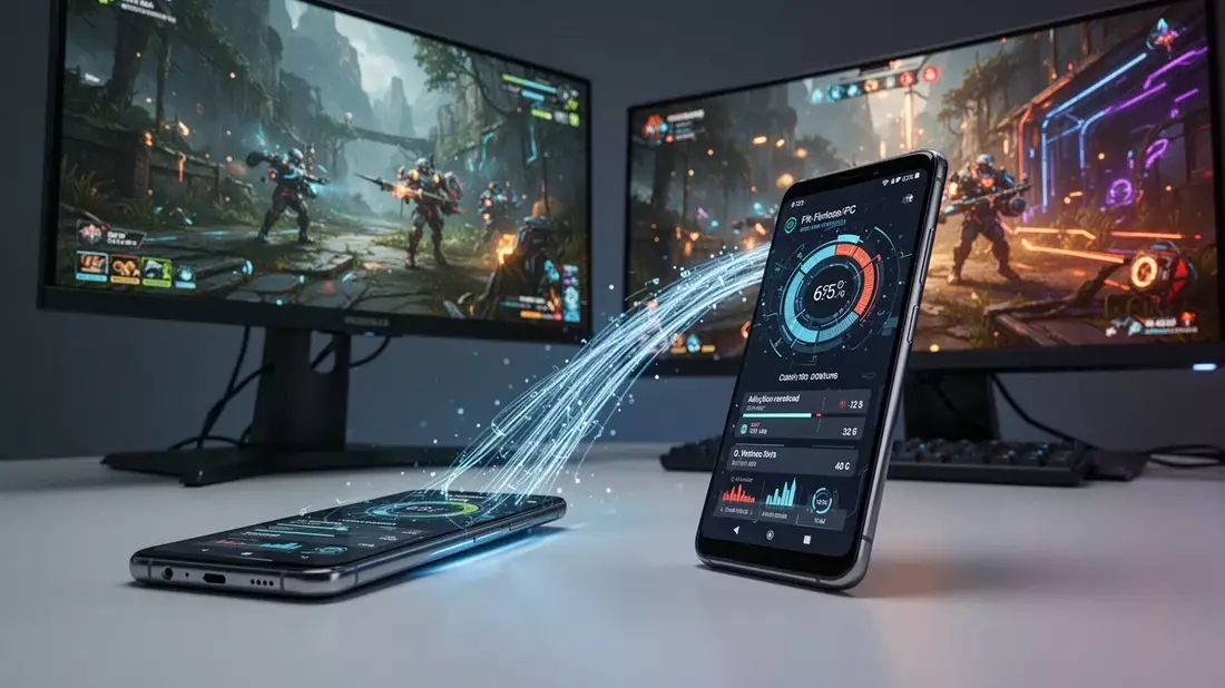 Android 2026: Google treibt Performance und Gaming voran Illustration mit AI erstellt übermittelt durch boerse-global.de