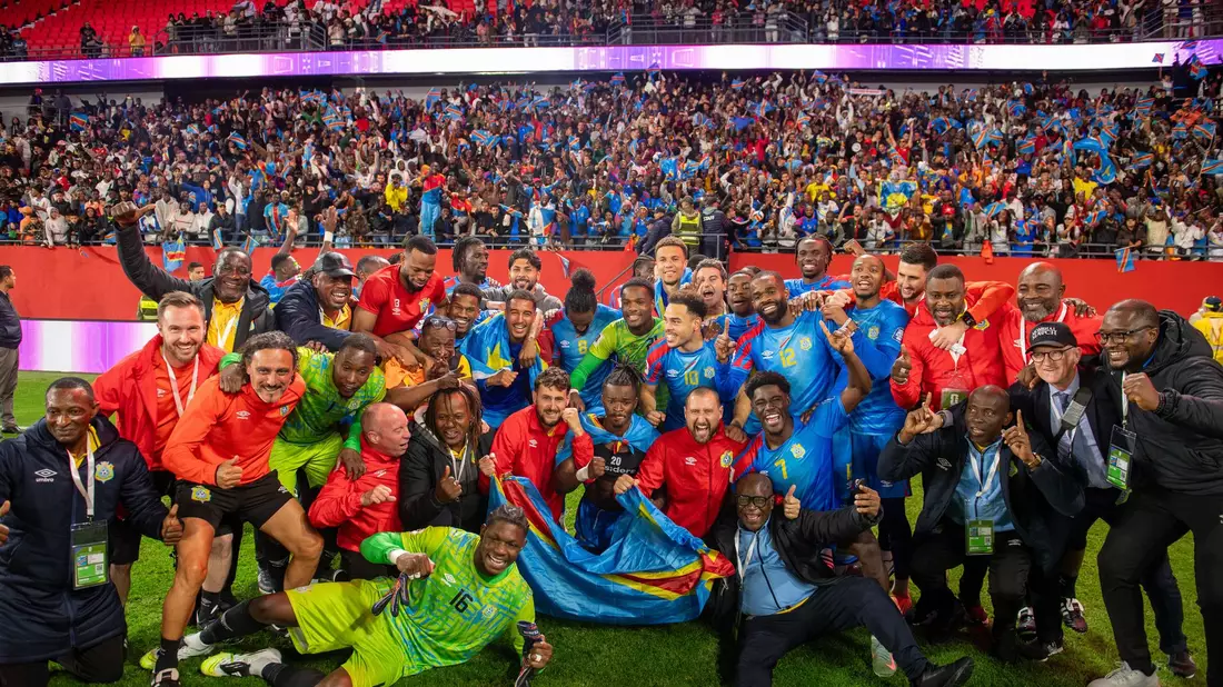 Die DR Kongo möchte sich eines der WM-Tickets sichern. (Archivbild) - Bild: Uncredited/AP/dpa