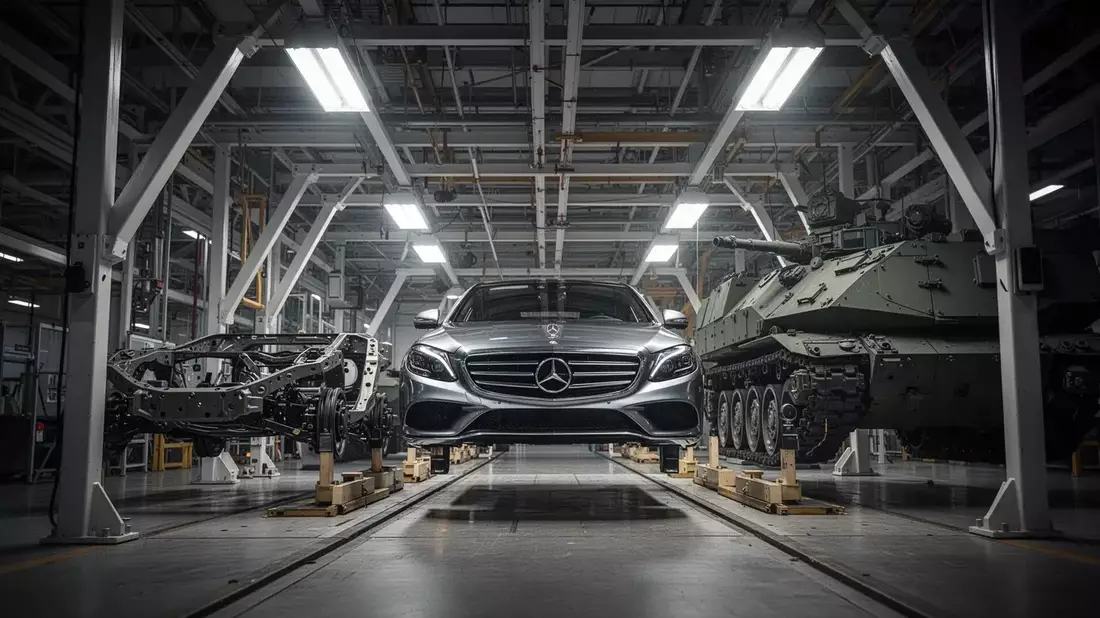 Mercedes-Benz Aktie: Die versteckte Rüstungsperle - Bild: über boerse-global.de