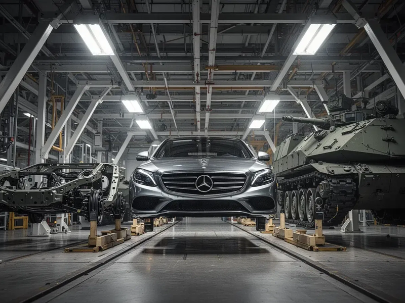 Mercedes-Benz Aktie: Die versteckte Rüstungsperle - Foto: über boerse-global.de