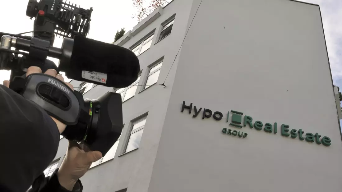 In den Jahren der internationalen Finanzkrise war die Immobilienbank Hypo Real Estate der größte deutsche Schadenfall. (Archivbild) - Bild: Peter Kneffel/dpa