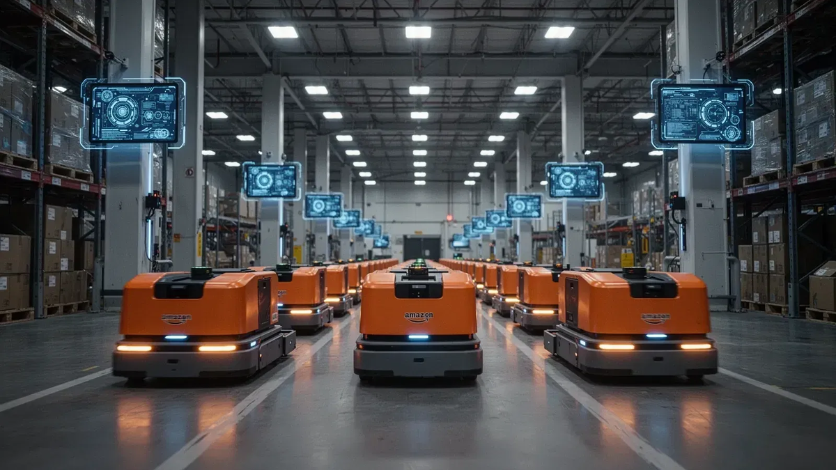 Amazon Aktie: Roboter und KI-Agenten - Foto: über boerse-global.de