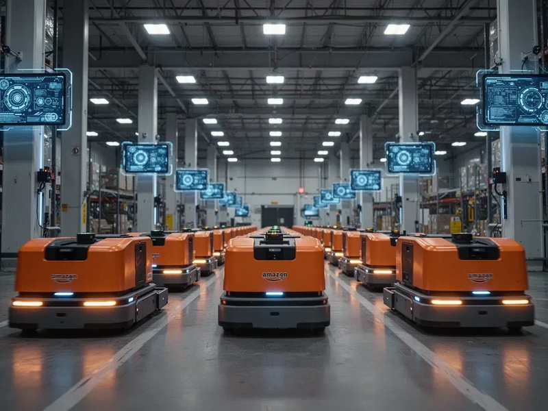 Amazon Aktie: Roboter und KI-Agenten - Foto: über boerse-global.de