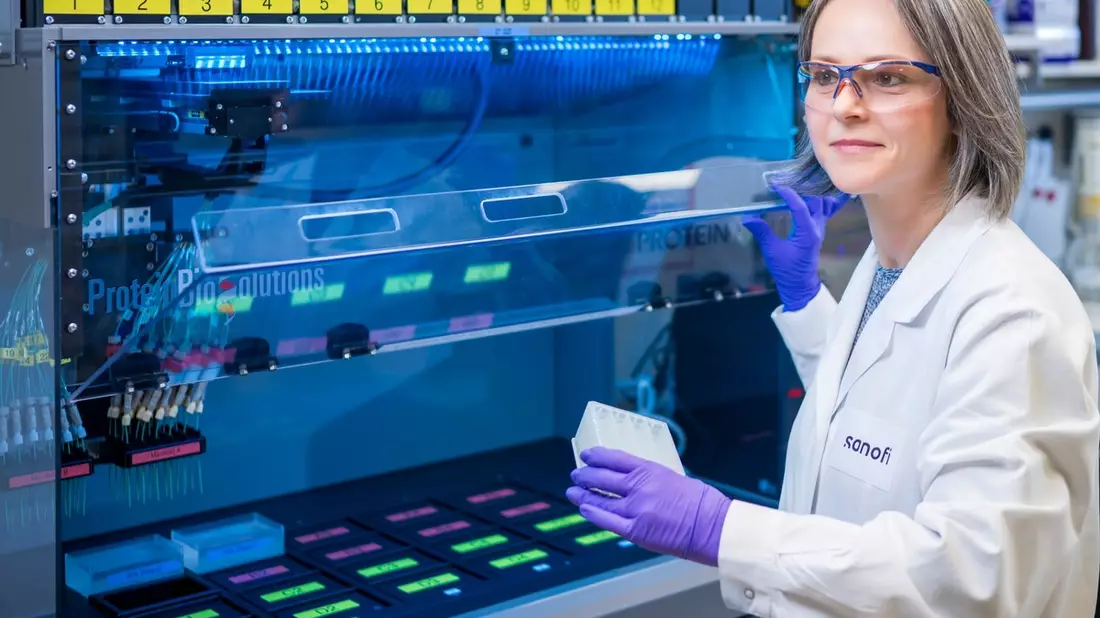 Von der Grundlagenforschung zur Entwicklung neuer Antikörper - Arzneimittelforschung bei Sanofi - Bild: presseportal.de