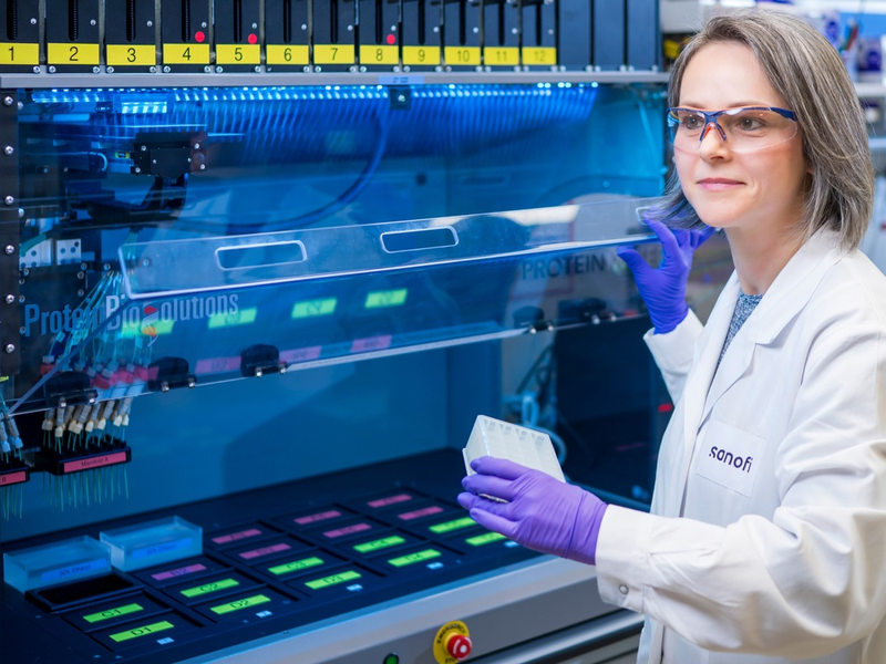 Von der Grundlagenforschung zur Entwicklung neuer Antikörper - Arzneimittelforschung bei Sanofi - Foto: presseportal.de