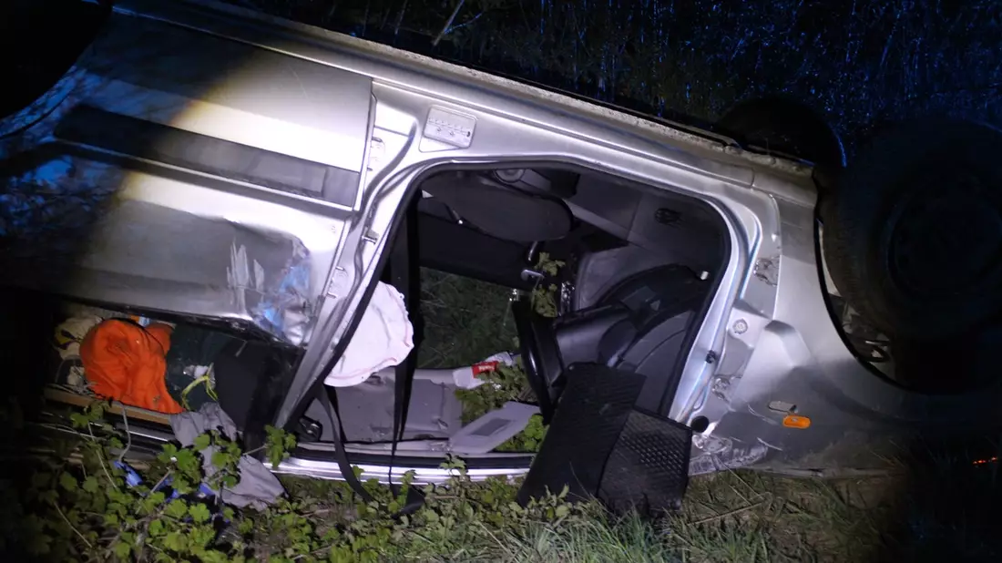 POL-DN: Schwerer Unfall ohne Fahrer - Bild: presseportal.de
