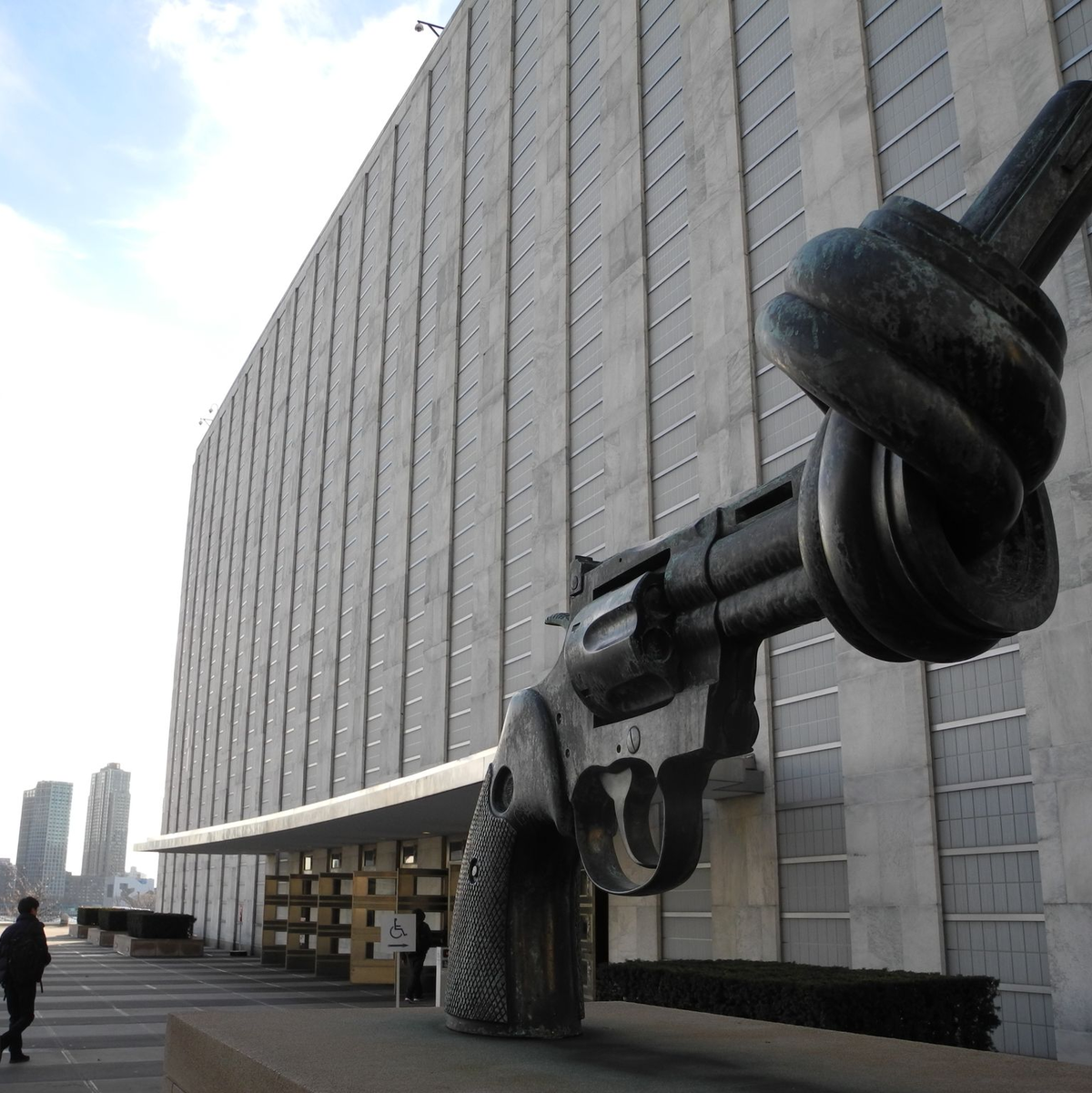 UN-Hauptquartier in New York: Steinmeier ist ein strikter Verfechter des Völkerrechts und der Regeln der UN-Charta - Foto: Johannes Schmitt-Tegge/dpa