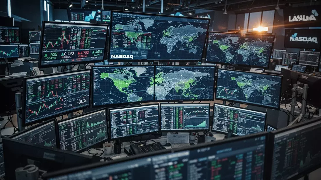 Nasdaq: Geopolitik treibt Kurse - Bild: über boerse-global.de