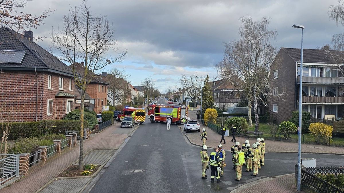 FW Lehrte: Gasaustritt im Keller sorgt für Feuerwehreinsatz - Foto: presseportal.de