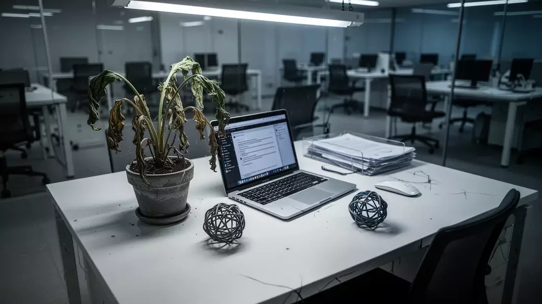 Psychische Belastung am Arbeitsplatz erreicht neuen Höhepunkt Illustration mit AI erstellt übermittelt durch boerse-global.de