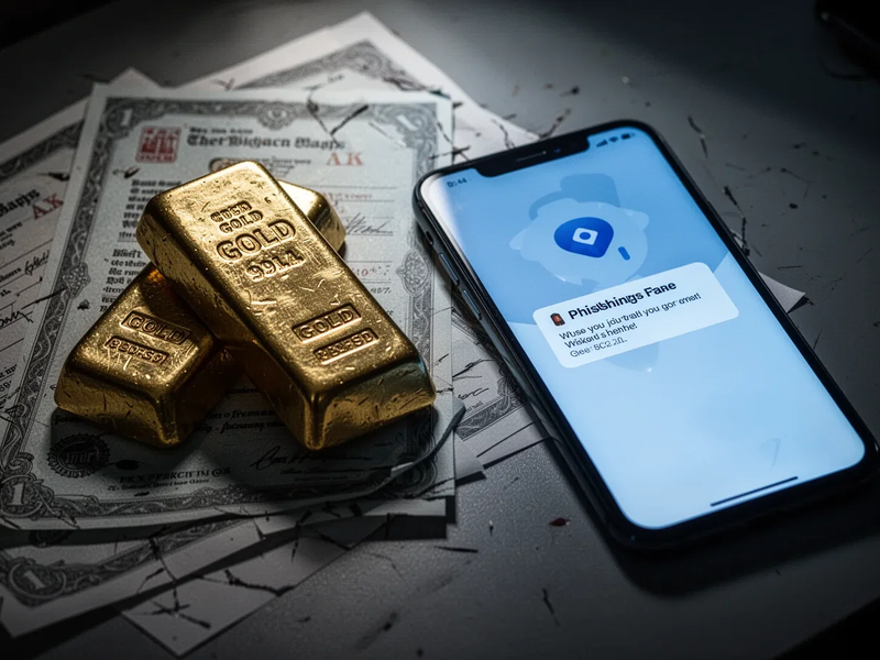 Kleinanzeigen: Neue Betrugswelle mit Goldbarren und Phishing - Foto: über boerse-global.de