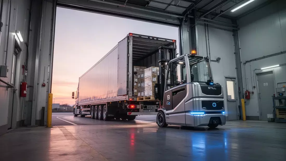 Still AXL 15 iGo: Der autonome Laderoboter für Lkw ist marktreif - Bild: über boerse-global.de