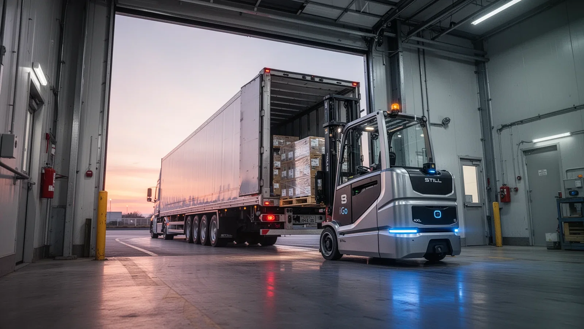 Still AXL 15 iGo: Der autonome Laderoboter für Lkw ist marktreif - Foto: über boerse-global.de