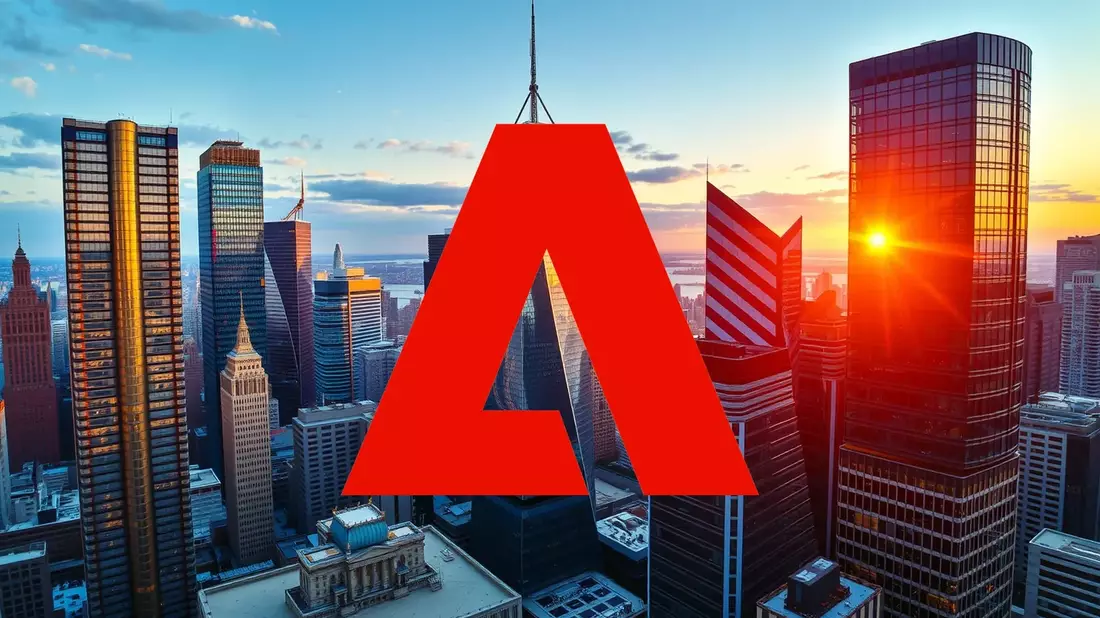 Adobe Shares Hit Annual Low Despite Strong Quarterly Performance Illustration mit AI erstellt übermittelt durch boerse-global.de