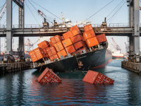 Containerschiff rammt Neusser Hafenbrücke – Bergung erfolgreich - Foto: über boerse-global.de